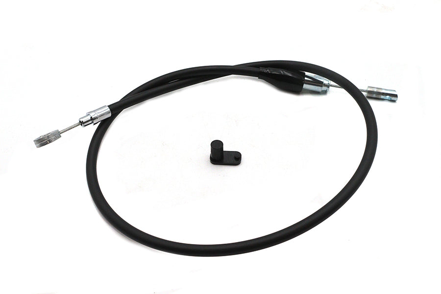 36-1580 - Upper 38 inch Clutch Cable Black by V-Twin