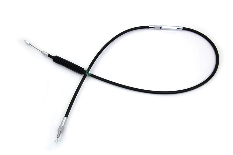 36-2432 - 57.25 inch Black Stock Length Clutch Cable by V-Twin