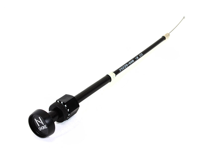 36-2555 - Choke Cable Assembly Black by V-Twin