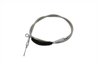 36-8052 - 61.25 inch Stainless Steel Clutch Cable by V-Twin