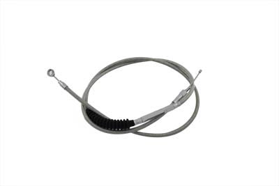 36-8069 - 76.69 inch Braided Stainless Steel Clutch Cable by V-Twin