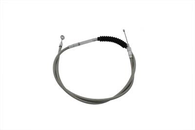 36-8078 - 59.25 inch Stainless Steel Clutch Cable by V-Twin