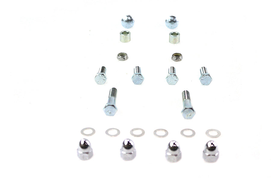 Rear Fender Rail Screw and Nut Kit