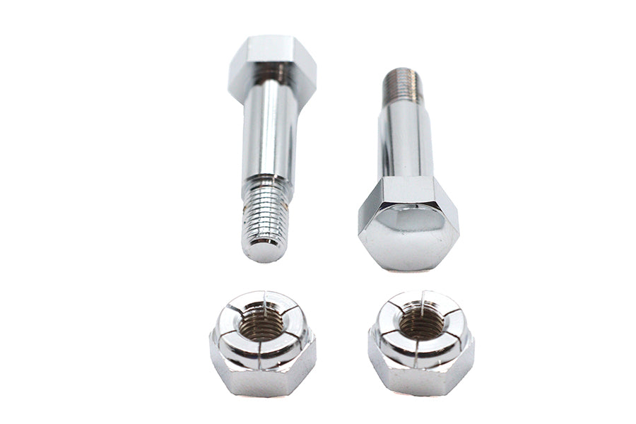 37-0012 - Large Driver Footpeg Bolt Set Chrome by V-Twin