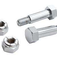 37-0012 - Large Driver Footpeg Bolt Set Chrome by V-Twin