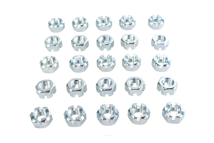 37-0066 - Zinc Plated 7/16 -20 Locknut by V-Twin