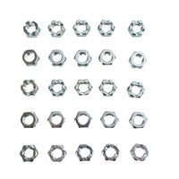 37-0066 - Zinc Plated 7/16 -20 Locknut by V-Twin