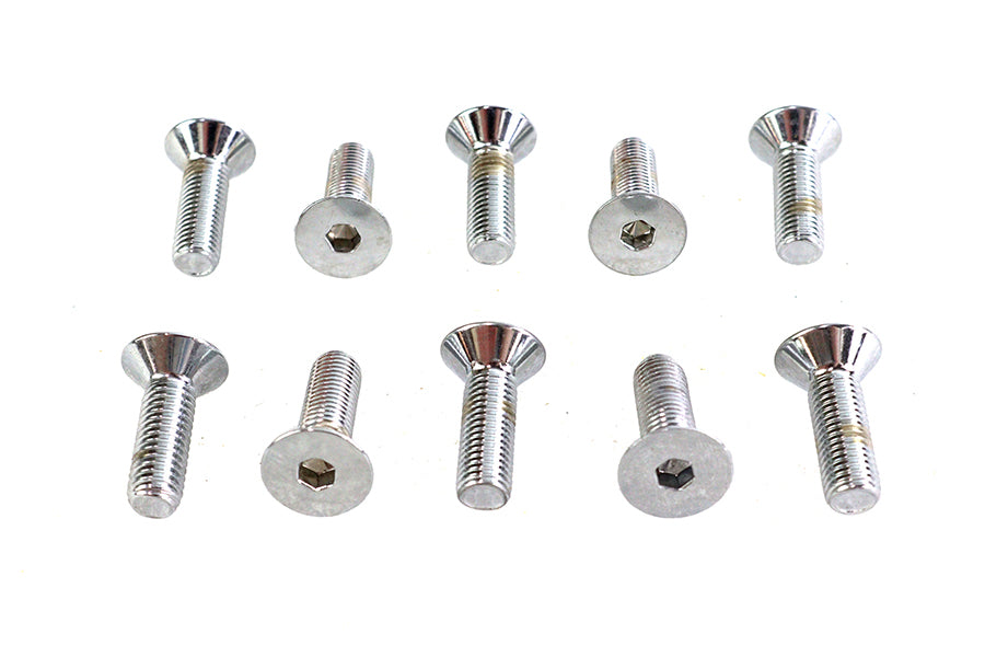 37-0116 - Allen Flat Head Screws Chrome 5/16 inch x 1 inch by Colony