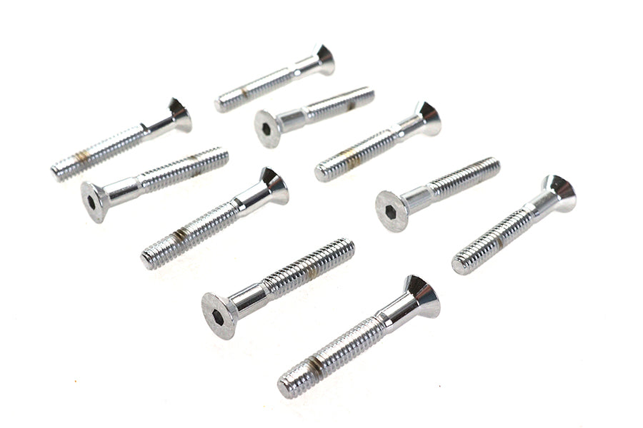 37-0160 - Allen Flat Head Screws Chrome 1/4 -20 x 1-3/4 by Colony