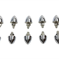 37-0501 - License Plate Frame Chrome Krommet Set by V-Twin