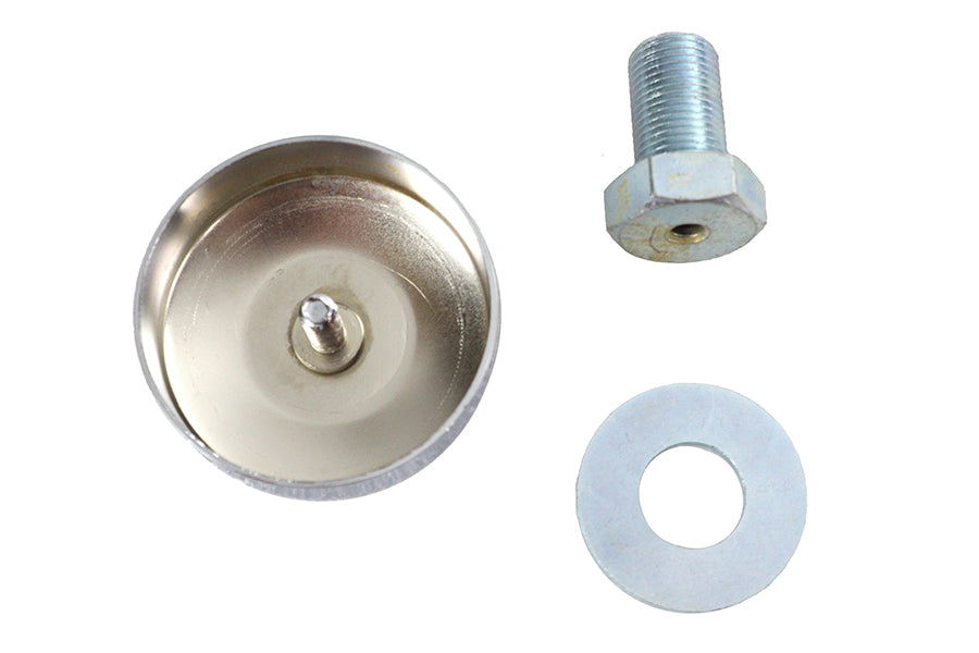 37-0505 - Triple Tree Top Stem Nut and Cover Kit by V-Twin