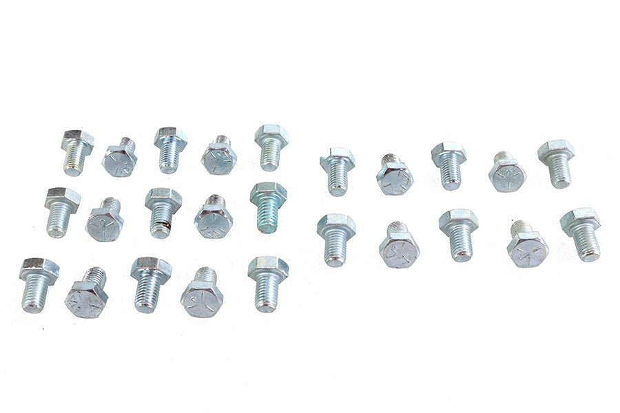 37-0550 - Hex Cap Bolts Zinc 5/16  X 1/2 by V-Twin