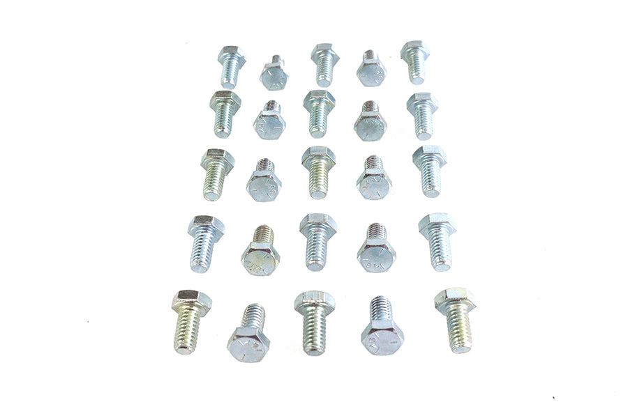 37-0609 - Hex Cap Bolts Zinc 5/16 inch X 5/8 inch by V-Twin