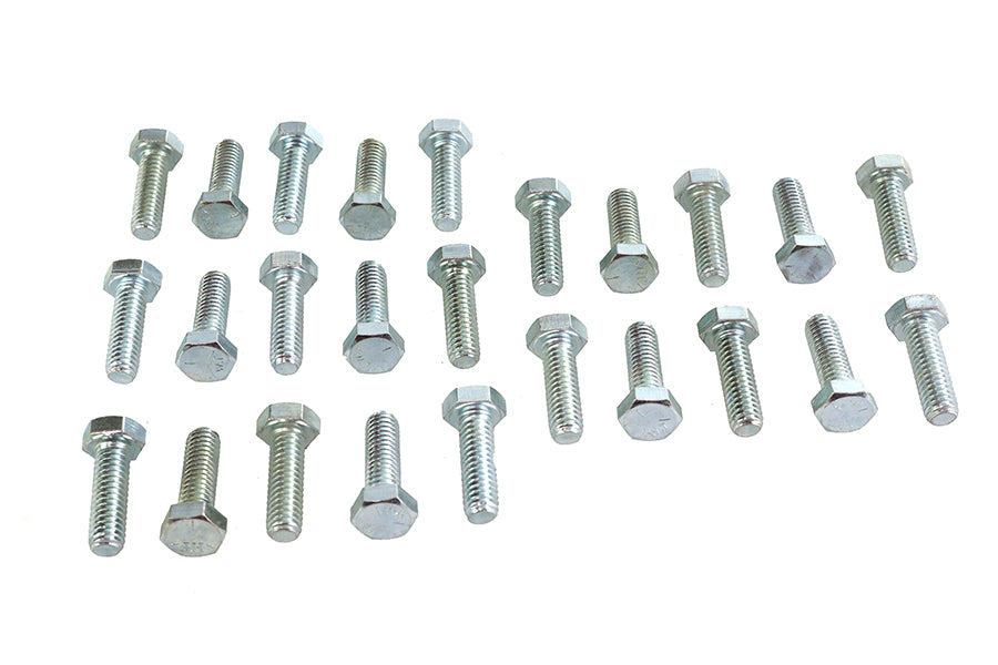 37-0612 - Hex Cap Bolts Zinc 5/16 inch X 1 inch by V-Twin