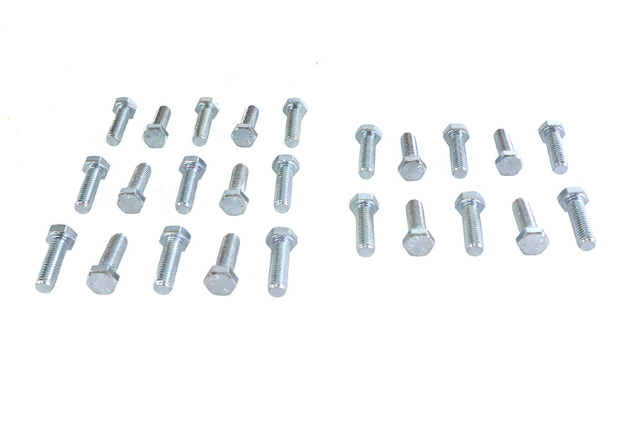 37-0620 - Hex Cap Bolts Zinc 3/8  x 1-1/4 by V-Twin
