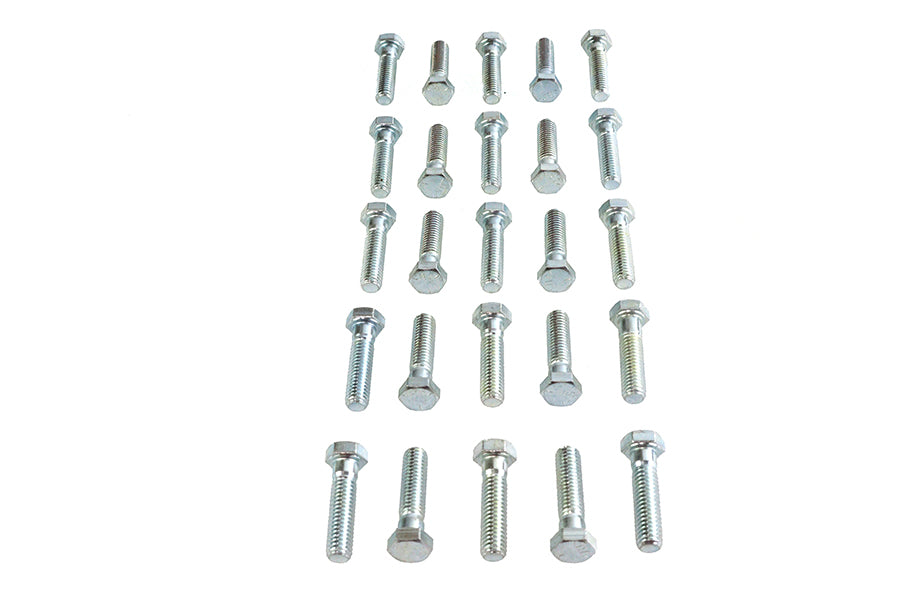 37-0621 - Hex Cap Bolts Zinc 3/8 inch-16 x 1-1/2 inch by V-Twin