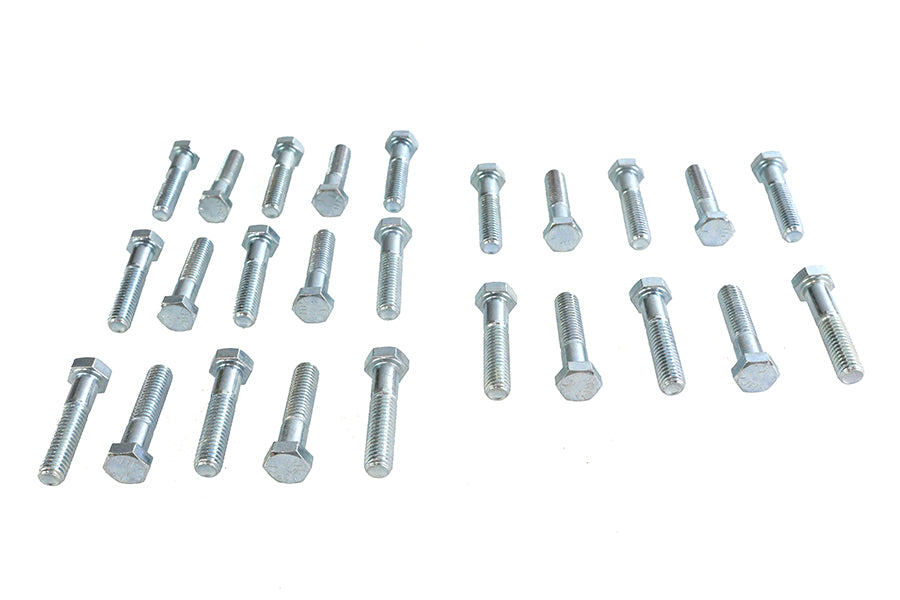 37-0622 - Hex Cap Bolts Zinc 3/8  x 1-3/4 by V-Twin
