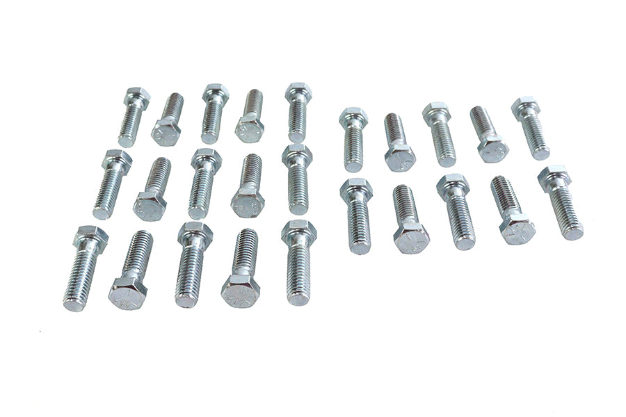 37-0626 - Hex Cap Bolts Zinc 7/16 inch x 1-1/2 inch by V-Twin