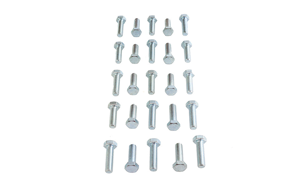 37-0640 - Hex Cap Bolts Zinc 5/16 inch X 1 inch by V-Twin