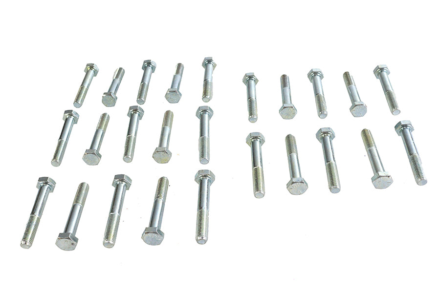 37-0644 - Hex Cap Bolts Zinc 5/16 inch X 2 inch by V-Twin
