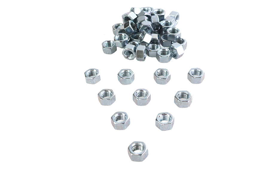 37-0661 - Zinc Hex Nuts 3/8 -16 Standard by V-Twin