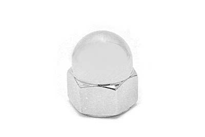 37-0701 - Chrome Acorn Nuts Fine 1/4 inch-28 Thread by Colony