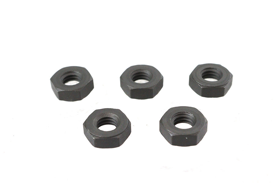 37-0703 - Parkerized Hex Nuts 1/4 inch-24 x 5/32 inch x 7/16 inch by Colony