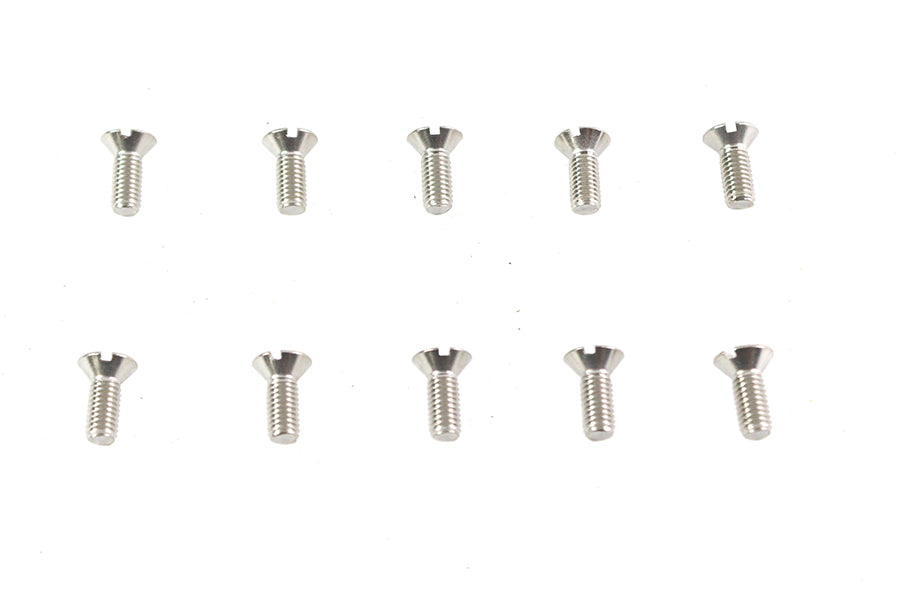 37-0851 - Flathead Screws 10-32 X 1/2 inch Stainless Steel by V-Twin