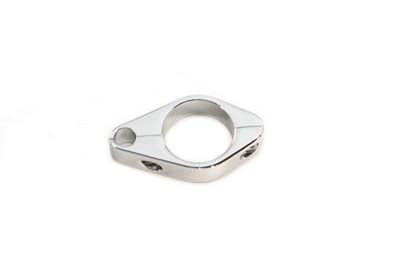 37-0883 - Billet Throttle Cable Clamp Chrome by V-Twin