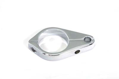 37-0897 - Billet Cable Clamp Chrome by V-Twin