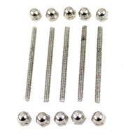 Wheel Cover Stainless Steel 6-32 Bolt and Nut Kit