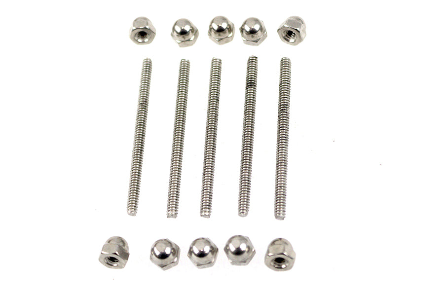 Wheel Cover Stainless Steel 6-32 Bolt and Nut Kit