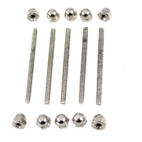 Wheel Cover Stainless Steel 6-32 Bolt and Nut Kit