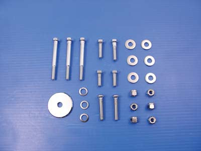 37-0952 - Chrome Engine Mount Bolt Set by V-Twin