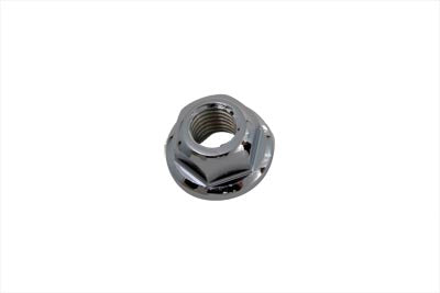 37-0960 - Swingarm Pivot Shaft Nuts Chrome by V-Twin