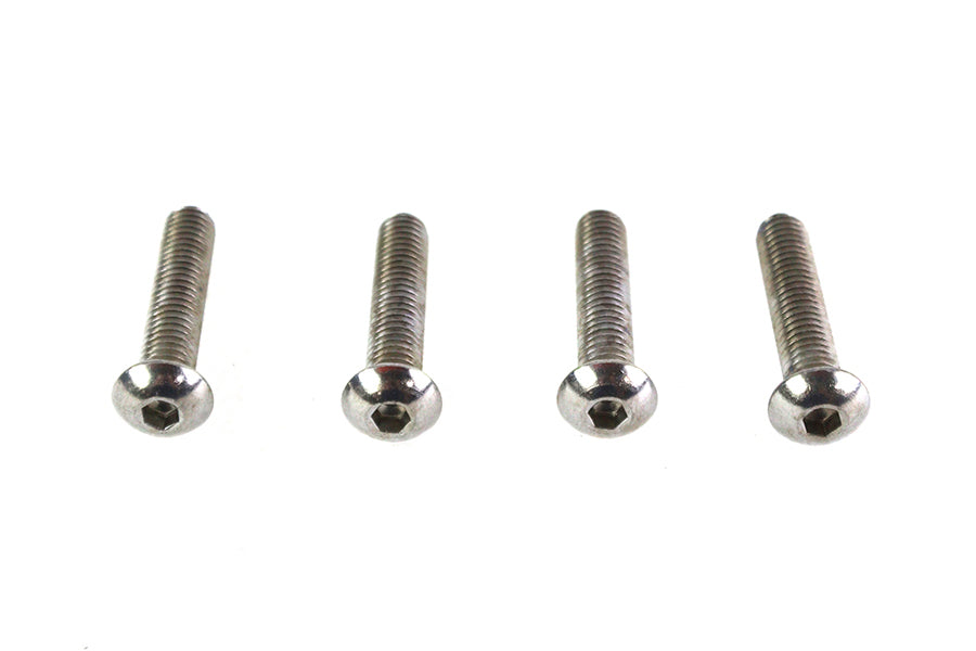 37-0972 - Button Head Screws Stainless Steel 3/8 inch-16 x 1-3/4 inch by V-Twin