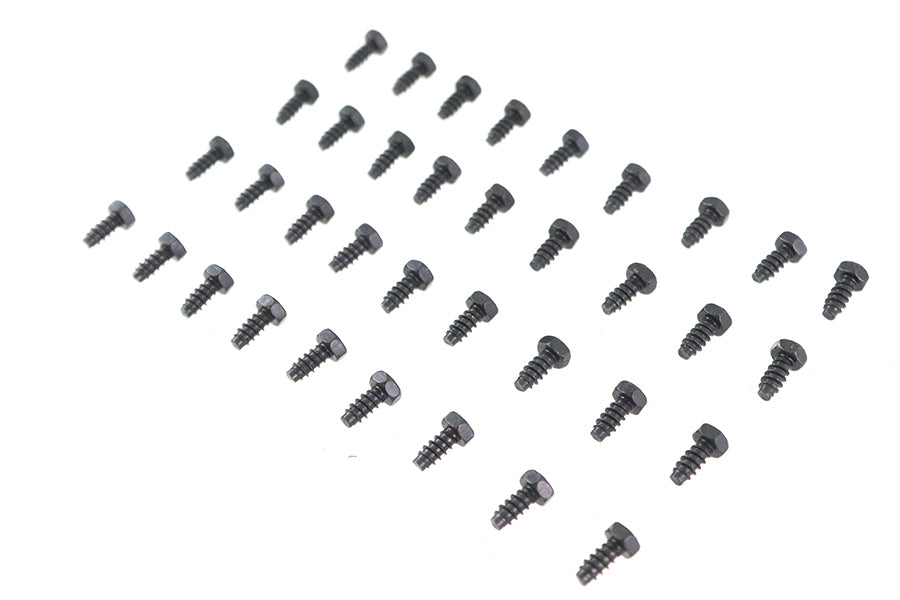 Rocker Box Cover Screw Set Black