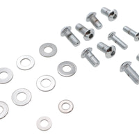 37-1077 - Headlamp Cowl Screw Kit Polished Chrome by V-Twin