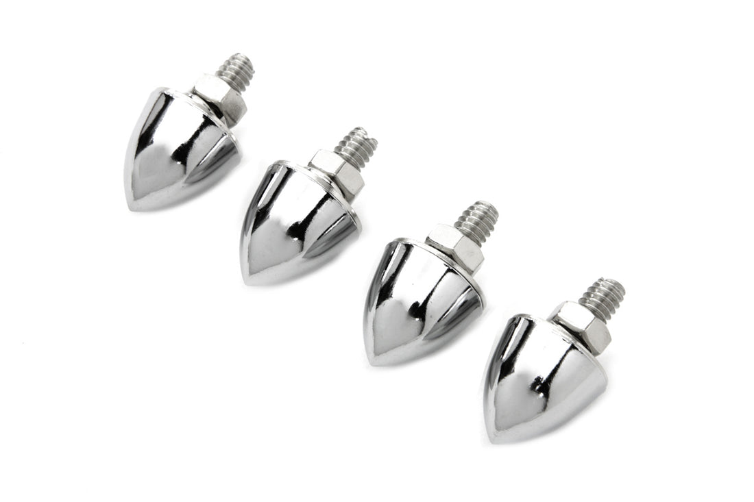 37-1100 - License Plate Frame Chrome Krommet Set by V-Twin