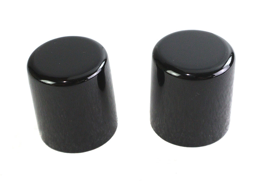 37-1155 - Large Magnetic Docking Points Cover Set Gloss Black by V-Twin