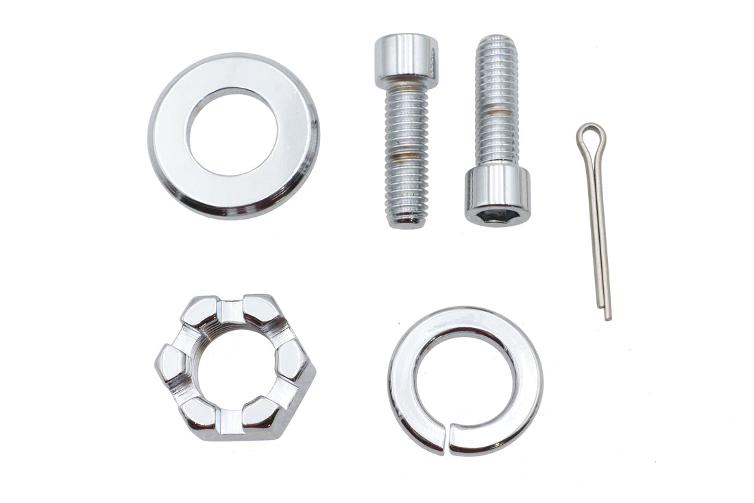 37-1180 - Chrome Rear Axle Nut Kit by Ultima