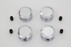 37-1209 - Head Bolt Cover Set Chrome by V-Twin