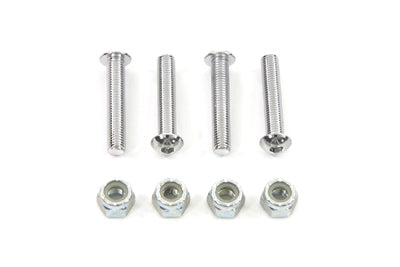 37-1509 - Button Head Chrome Screw Set by V-Twin