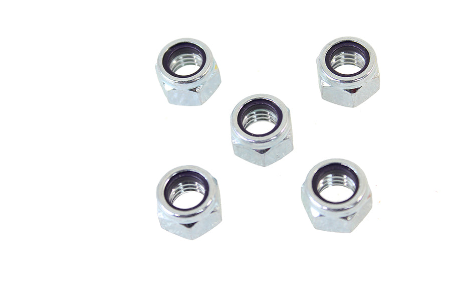 37-1674 - Zinc Plated 7/16 -14 Nyloc Locknut by V-Twin