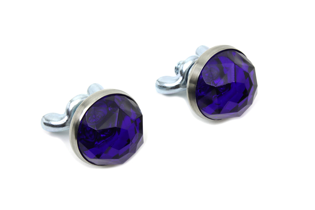 37-2103 - Blue Reflector Set by V-Twin