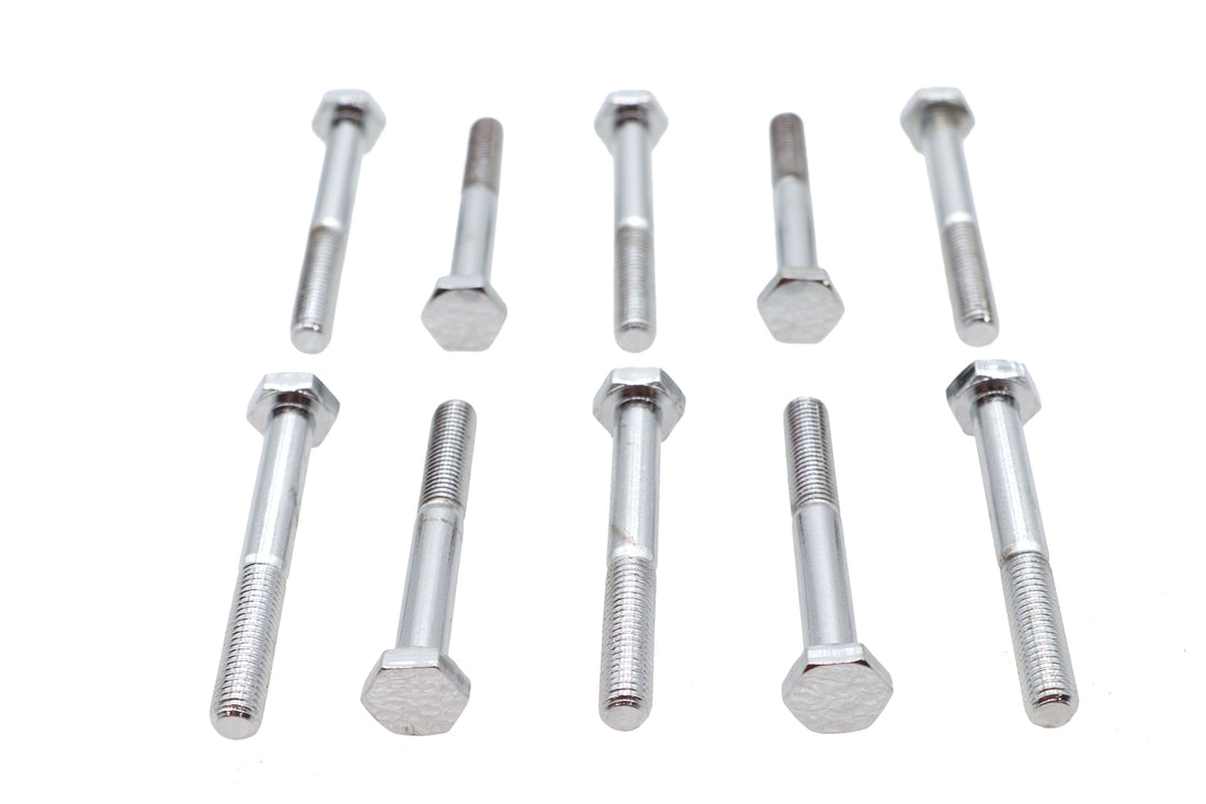 37-4180 - Chrome Hex Cap Bolts 1/4 inch x 2 by Ultima
