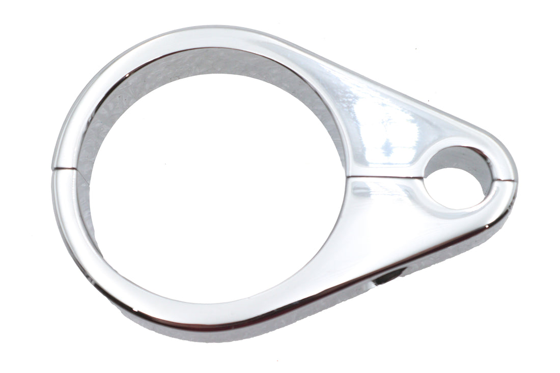 37-4549 - Single Throttle Cable Clamp 1-3/4 inch Chrome by Ultima