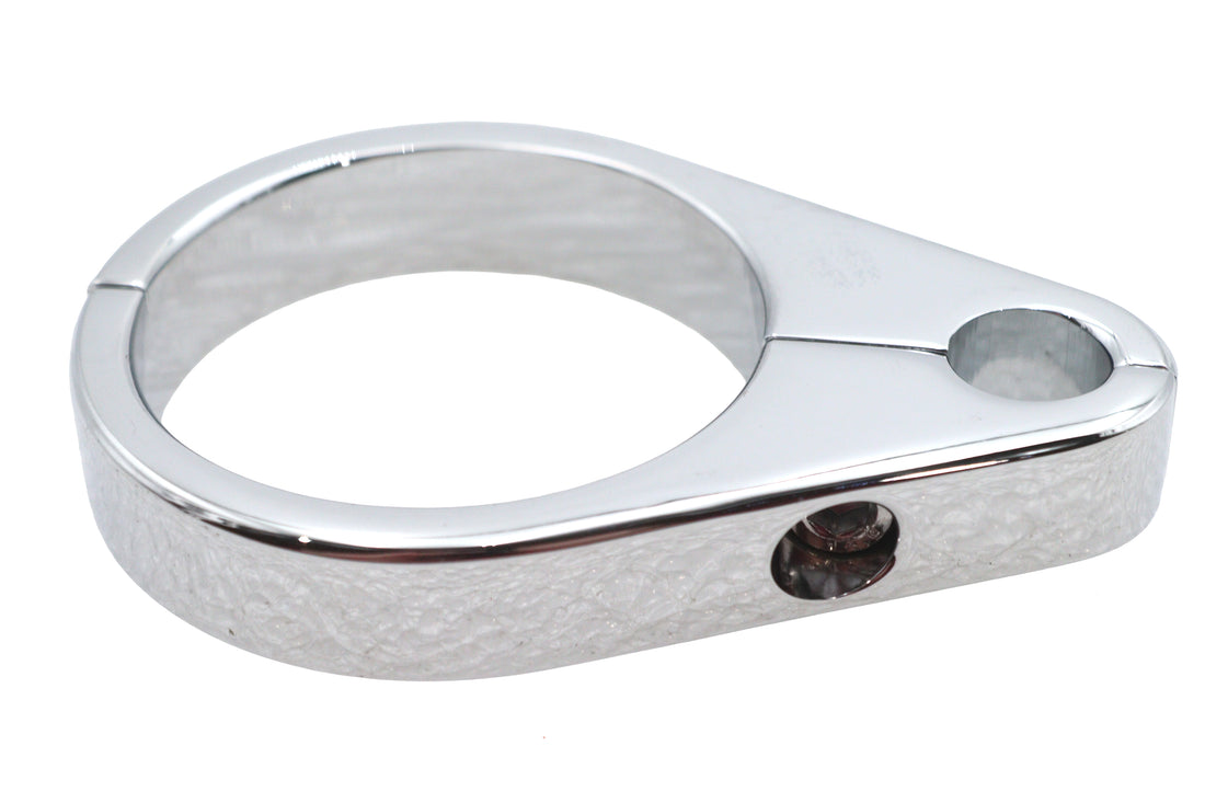 37-4549 - Single Throttle Cable Clamp 1-3/4 inch Chrome by Ultima