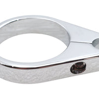 37-4549 - Single Throttle Cable Clamp 1-3/4 inch Chrome by Ultima