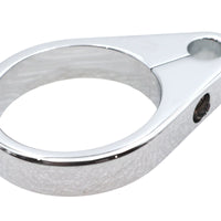 37-4549 - Single Throttle Cable Clamp 1-3/4 inch Chrome by Ultima
